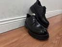 Walker Shop高檔皮鞋男2025新款厚底增高商務(wù)休閑潮流男鞋防滑百搭結(jié)婚婚鞋 高檔黑色【品牌男鞋 禮盒包裝】 40 曬單實(shí)拍圖