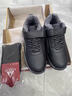 回力瑞張凱麗老人鞋冬季保暖加絨棉鞋男爸爸鞋加厚防水防滑中老年健步鞋 MX2093黑色男-旗艦款 加絨 43 尺碼標準 曬單實(shí)拍圖