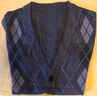 恒源祥春秋針織純羊毛背心男老人開(kāi)衫中年爸爸馬甲中老年人坎肩爺爺毛衣 BK12中灰 XL 175適合140斤-160斤穿 曬單實(shí)拍圖