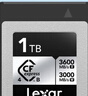 雷克沙（Lexar）cfb卡CFexpressType B存儲卡 8K高清相機內存卡 兼容部分XQD相機 4.0 SILVER 1T讀3600M寫(xiě)3000M CFB卡+20Gbps讀卡器RW550U 曬單實(shí)拍圖