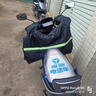 男士踏板電動(dòng)車(chē)擋風(fēng)被摩托車(chē)擋風(fēng)冬季加大加厚加絨防水反光條保暖 雙面防水版[加棉加厚]+圍脖 曬單實(shí)拍圖