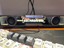 漫步者花再Halo SoundBar桌面音響音箱家用臺式電腦游戲音響長(cháng)條有線(xiàn)音箱藍牙5.4RGB燈效破界黑高保真 曬單實(shí)拍圖