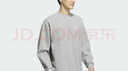 adidas情侶款休閑加絨圓領(lǐng)長(cháng)袖衛衣套頭衫男女阿迪達斯官方輕運動(dòng) 中麻灰 L 曬單實(shí)拍圖