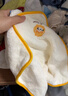 潔麗雅（Grace）小方巾嬰兒口水巾新生寶寶洗澡洗漱巾兒童洗臉A類(lèi)毛巾30*30cm 4條 曬單實(shí)拍圖