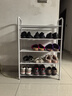 溢彩年華鞋架門(mén)口宿舍簡(jiǎn)易多層鞋架子家用小型置物架室內防塵鞋柜子2226 曬單實(shí)拍圖