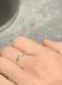 唯一（Winy）情侶戒指一對(duì)實(shí)用求婚戒指男士女款生日禮物情侶對(duì)戒純銀999 曬單實(shí)拍圖