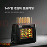 法詩(shī)緹（Fastee）烤串機自動(dòng)旋轉燒烤爐電烤爐燒烤架電燒烤爐家用無(wú)煙烤串爐烤肉機烤羊肉串機 FST-46A 曬單實(shí)拍圖