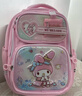 凱蒂貓（hellokitty）美樂(lè )蒂書(shū)包小學(xué)生1-3年級女生護脊護肩兒童一年級書(shū)包 3D圖案【庫洛米】亮片紫 1-4年級 曬單實(shí)拍圖
