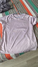 駱駝（CAMEL）彈力健身服女瑜伽運動(dòng)訓練兩件套裝 Y8S1QL8628-1 杜若紫 XL 曬單實(shí)拍圖