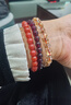 石玥珠寶收藏級6-7mm巴西紫牙烏石榴石手鏈轉運天然手串男女士款 水晶瑪瑙 曬單實(shí)拍圖