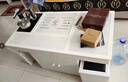 易木擇智能泡茶巖板茶幾全自動(dòng)上水簡(jiǎn)約茶桌椅小戶(hù)型家用客廳茶幾一體 白色【配4個(gè)儲物凳】 1.3米【國家補貼%15】 曬單實(shí)拍圖