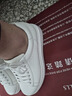 THOM WILLS【雷軍同款】厚底小白鞋男增高真皮商務(wù)透氣板鞋休閑皮鞋七夕禮物 白色G931-1 (霧面牛皮) 41 /7.5碼 曬單實拍圖