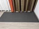 京小米森活德國瑜珈墊天然橡膠家用健身防滑男女運動(dòng)專(zhuān)用加寬加長(cháng)靜音墊 深灰+黑+體位線(xiàn)(送收納網(wǎng)包) 183*80*0.8cm加厚加寬款 曬單實(shí)拍圖