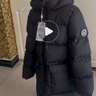 保姆鵝兒童羽絨服中長(cháng)款加厚防寒外套寶寶中大童保暖冬裝[NM2438] 炭黑 130 曬單實(shí)拍圖