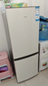 海爾（Haier）冰箱出品雙開(kāi)門(mén)二門(mén)177升冰箱家用小型冰箱租房省電不占地冷藏冷凍統帥家用小冰箱 以舊換新 177升雙門(mén)冰箱節能省電 兩天約用1度電 曬單實(shí)拍圖
