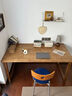 林之語(yǔ)實(shí)木書(shū)桌去客廳化大長(cháng)桌家用學(xué)習桌電腦桌辦公工作臺書(shū)法大板桌子 【99%選擇側坐加寬】橡膠木桌-胡桃160*80 【組裝】提供說(shuō)明書(shū) 曬單實(shí)拍圖
