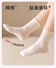 俞兆林5雙兒童襪子春夏女童奶白棉襪日系中大童女孩白色寶寶花邊公主襪 曬單實(shí)拍圖