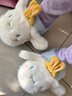 Hello Kitty女童棉拖冬季兒童室內家居鞋小孩保暖親子拖鞋 玉桂狗藍 38/39碼  曬單實(shí)拍圖