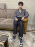 回力男鞋板鞋男2025秋季新款百搭輕便軟底鞋子男潮流外穿運動(dòng)休閑鞋 灰黑色【雨傘布款】 42 (260mm) 曬單實(shí)拍圖