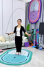 法·瑪莎 FAV MARTHA德國品質(zhì)跳繩減震靜音墊防滑樓層隔音加厚2025新款家用室內地墊子 悅動(dòng)粉藍[60*100cm]單人跳繩 曬單實(shí)拍圖