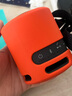 音呢哪適用于索尼SONY SRS-XB100便攜式音箱保護殼XB100藍牙音響保護套硅膠軟殼收納包簡(jiǎn)約防摔防震個(gè)性 珊瑚紅色保護套 曬單實(shí)拍圖