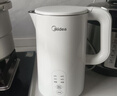 美的（Midea） 電熱水壺 熱水壺 家用大容量不銹鋼燒水壺雙層防燙 一體無(wú)縫內膽電水壺開(kāi)水壺 1.5L 【304不銹鋼恒溫保溫一體】-最新款 曬單實(shí)拍圖