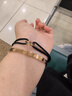 【二手99新】卡地亞 Cartier LOVE系列 18K金 寬版窄版無(wú)鉆手鐲 男女同款 99新玫瑰金（寬版）單品 19號 曬單實(shí)拍圖
