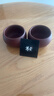 尊壺紫砂茶杯品茗杯功夫茶具配件主人杯建盞小茶碗 2只裝蘭草杯80ml 曬單實(shí)拍圖