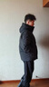 鴨鴨中老年羽絨服女短款2025年冬季新款時(shí)尚加厚連帽媽媽裝保暖外套DY 中國紅色 XL 180/96A 曬單實(shí)拍圖