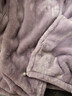 安莉芳專(zhuān)柜新品加厚珊瑚絨立領(lǐng)家居服女套裝長(cháng)袖長(cháng)褲睡衣EL00641 淡紫色LIL L 曬單實(shí)拍圖