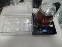 暢茶 煮茶器煮茶壺全自動(dòng)上水電熱水壺燒水煮茶一體蒸汽噴淋式蒸茶壺家用多功能玻璃燒水養生壺電茶壺 自動(dòng)加水黑色款（雙濾網(wǎng)配置）1.2L 曬單實(shí)拍圖