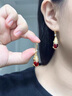 KASIYU 鑲仿鋯石貔貅復古耳環(huán)2024新款小眾高級感氣質(zhì)優(yōu)雅大氣紅色耳飾 吉祥耳環(huán) 曬單實(shí)拍圖
