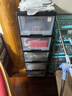禧天龍抽屜式收納柜床頭柜置物柜玩具儲物柜夾縫柜五斗柜收納箱 五層 曬單實(shí)拍圖