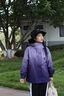 唐獅（TonLion）2025春女連帽漸變休閑外套上衣 曬單實拍圖