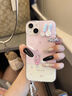 雙鉑冰淇淋kitty蘋(píng)果13手機殼17/16/15promax/iphone14/12xsmax11閃粉 白閃IMD-白色-冰淇淋kitty貓+公仔 蘋(píng)果17PROMAX 曬單實(shí)拍圖