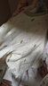 婧麒（JOYNCLEON）新生嬰兒衣服純棉秋款初生男女寶寶春秋睡衣分體打底內(nèi)衣套裝 蒲公英綠色 【高腰款】 80 cm 曬單實(shí)拍圖