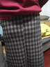 皮爾卡丹修身格紋毛呢包臀裙女秋冬2025新款高腰通勤半身裙中長(cháng)一步裙子女 圖片色格紋 2XL 【130-140斤】 曬單實(shí)拍圖