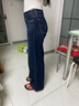 Levi's李維斯25年秋冬新款女士美式休閑318寬松塑形闊腿牛仔褲 復古深藍 26 (30) 曬單實(shí)拍圖