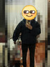 森馬（Semir）羽絨服女冬季可脫卸毛領(lǐng)牛角扣寬松80絨子2025新款學(xué)院風(fēng)外套 暮藍（灰鴨絨）81003 S 曬單實(shí)拍圖