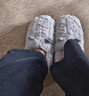 貓力包根棉拖鞋男士冬季新款室內家居保暖包跟毛絨踩屎感情侶棉鞋男款 灰色 42-43 正碼【內長(cháng)265MM】 曬單實(shí)拍圖