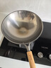福妻（FUTSUMA）小平底整鍋純鈦炒鍋無(wú)涂層防黑廚房家用炒菜防粘鍋具燃氣專(zhuān)用送禮 25夏季新款 整鍋純鈦 30cm 曬單實(shí)拍圖