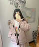 派吉鯊粉色派克服大毛領(lǐng)棉服女2025年冬季新款韓版加厚寬松小個(gè)子外套 藏青色【毛領(lǐng)】 M 曬單實(shí)拍圖