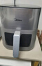 美的（Midea）新款炎烤空氣炸鍋上下雙熱源 可視大視窗多功能觸控 家用6.5L大容量不用翻面 金屬內腔MF-KZC6516 曬單實(shí)拍圖