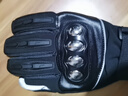 BIBK摩托車(chē)騎行手套冬季加絨男士自行機車(chē)手套冬天電動(dòng)車(chē)騎行防護裝備 夏季半指款【黑色】舒適透氣-PE護殼 均碼 曬單實(shí)拍圖