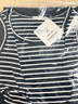 佐丹奴裙子女夏新款時(shí)尚休閑風(fēng)條紋拼接圓領(lǐng)背心連衣裙女18464931 01黑拼條紋 XL 曬單實(shí)拍圖