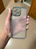 ROCK適用蘋(píng)果16ProMax手機殼iPhone16ProMax保護套膚感鏡頭全包精孔親膚防摔簡(jiǎn)約硅膠不粘指紋男女灰色 曬單實(shí)拍圖