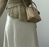 蔻馳（COACH）【官方授權店】女士city15小號單肩斜挎包托特包送女友禮物 CW032SVPWH淺卡其豆沙粉 曬單實(shí)拍圖