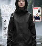 班尼路（Baleno）連帽夾克外套女2025新款戶(hù)外登山旅行防風(fēng)防雨男女同款工裝上衣服 曬單實(shí)拍圖