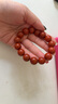 石玥珠寶精品13-14mm涼山南紅瑪瑙手串本命年轉運珠手鏈男女士款禮物 曬單實(shí)拍圖