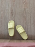 利達妮（TZLDN）踩屎感拖鞋女夏季外穿情侶室內家居家浴室防滑防臭學(xué)生厚底涼拖男 綠色 38-39 (適合37-38碼) 曬單實(shí)拍圖